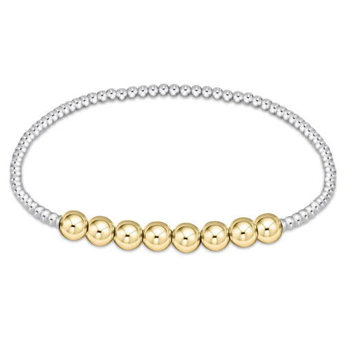 Enewton: Beaded Bliss Bracelet in Mixed Metal