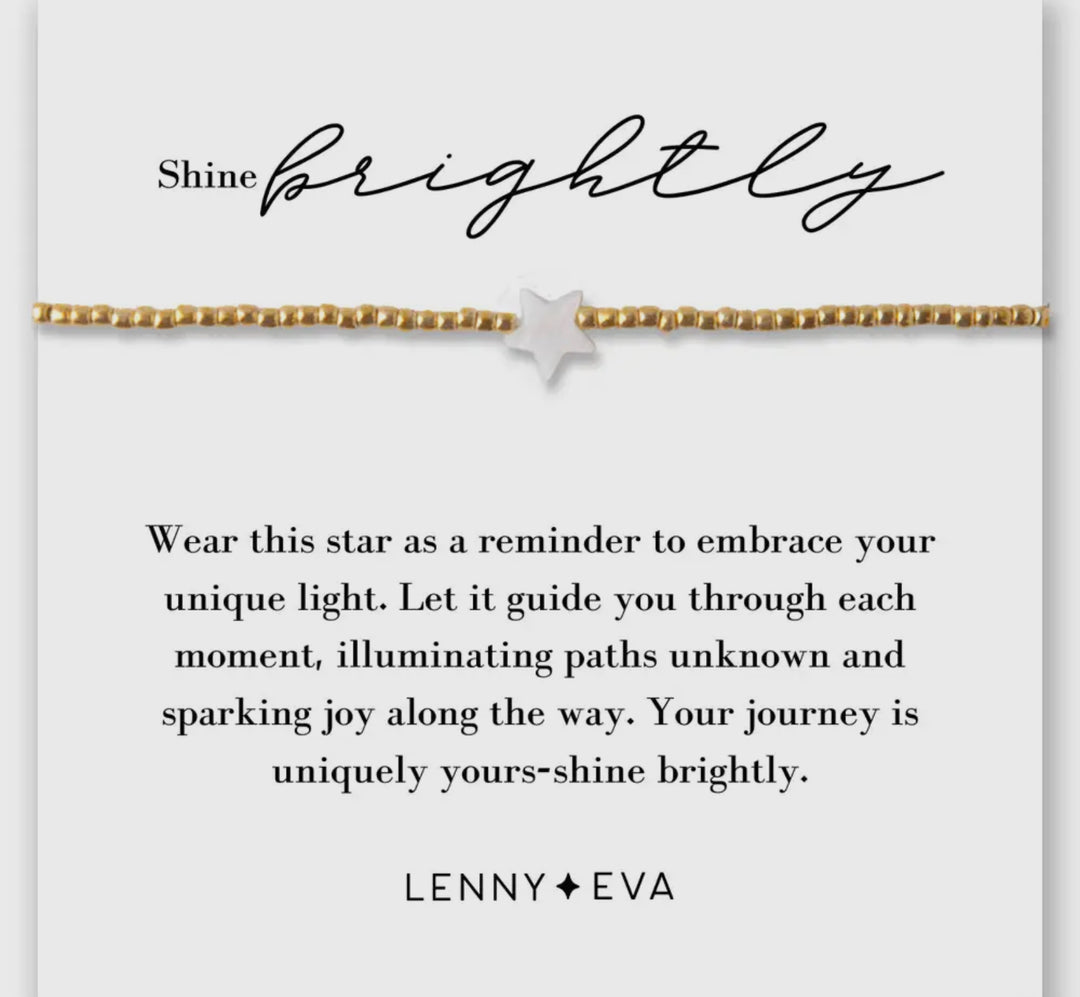 Lenny & Eva: Shine Brightly Gold Bracelet With Star Charm