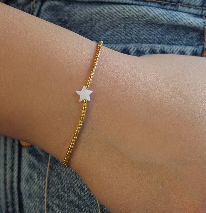 Lenny & Eva: Shine Brightly Gold Bracelet With Star Charm