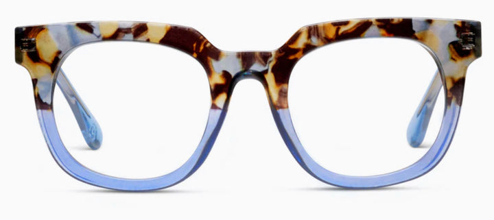 Peepers: Showbiz Focus Reading Glasses in Blue Quartz/Blue