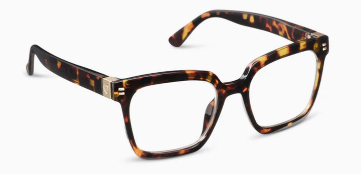 Peepers: Montage Reading Glasses in Tortoise - The Vogue Boutique