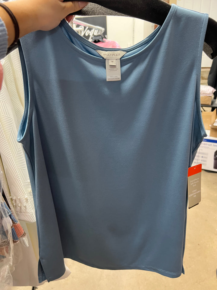 Multiples: (Essentials) Chambray Tank Top (M16101TM)