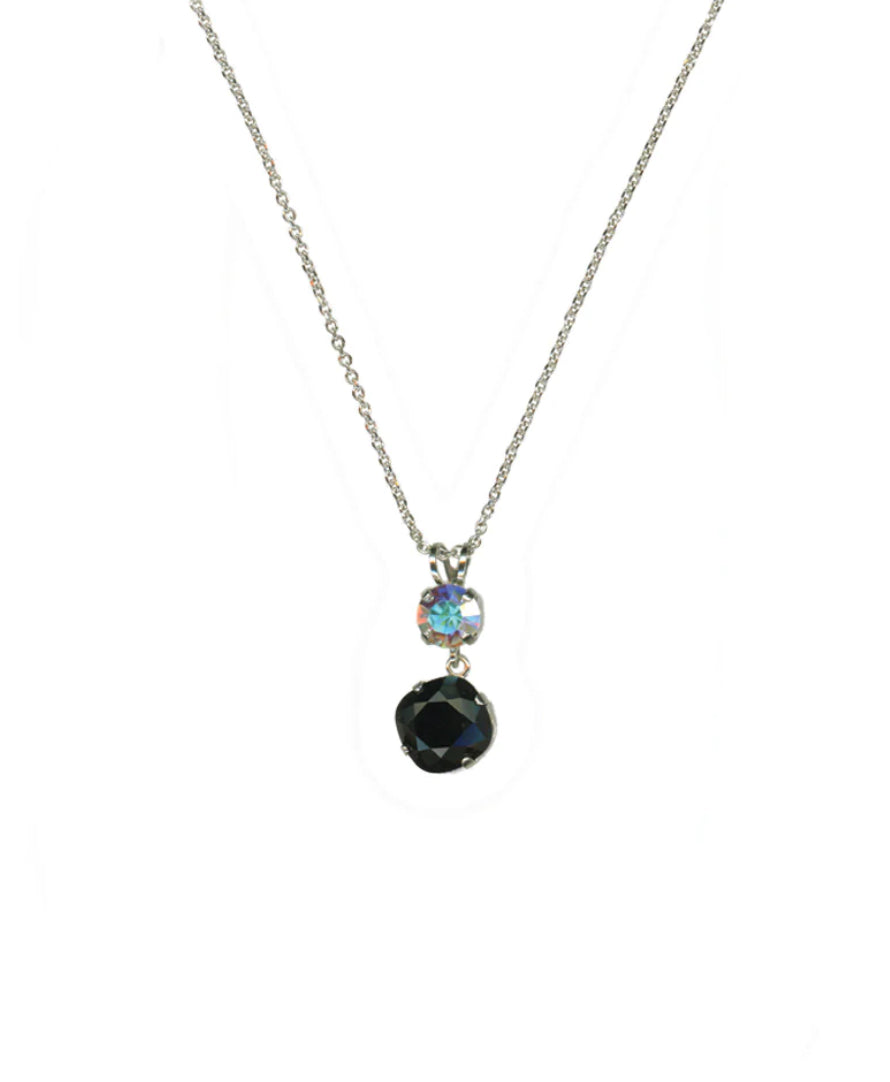Mariana: Silver Round Necklace in 