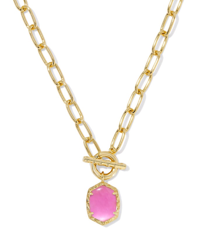 Kendra Scott: Daphne Link Chain Necklace in Gold Azalea Illusion