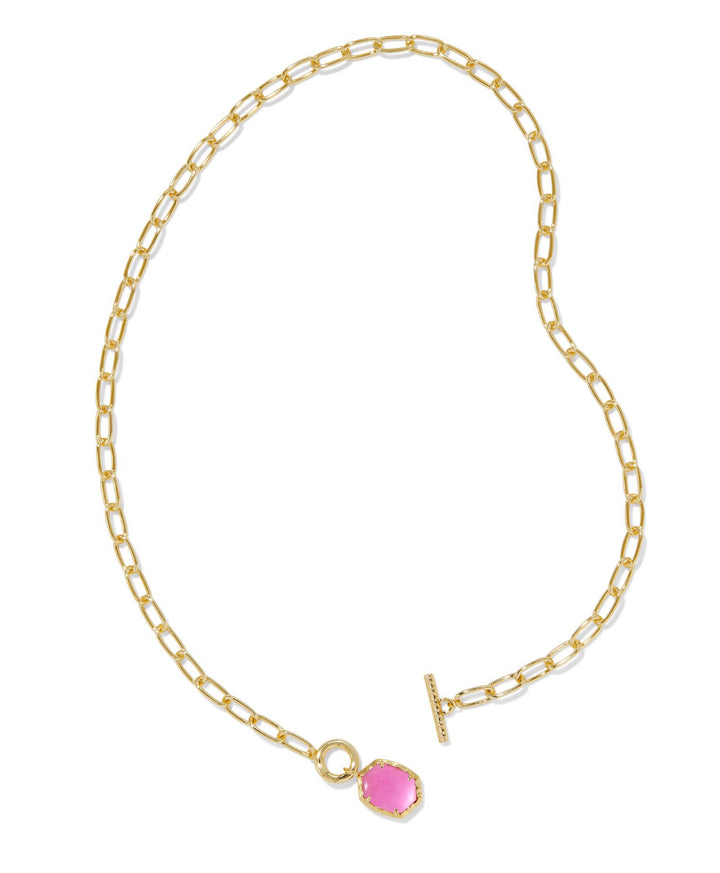 Kendra Scott: Daphne Link Chain Necklace in Gold Azalea Illusion