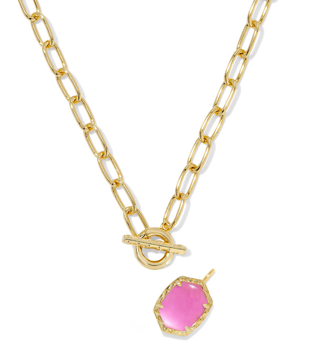 Kendra Scott: Daphne Link Chain Necklace in Gold Azalea Illusion