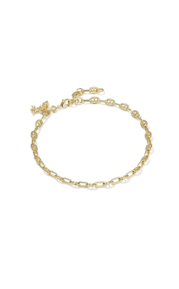 Kendra Scott: Parker Knot Anklet in Gold - The Vogue Boutique
