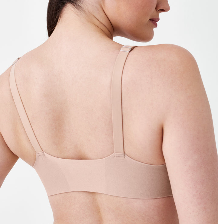 Spanx: Adjustable Plunge Wireless Bra Lift in Toasted Oatmeal (30076R)