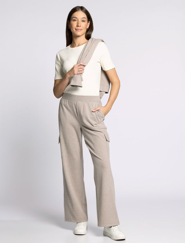 Thread & Supply: Faye Pant in Taupe Heather