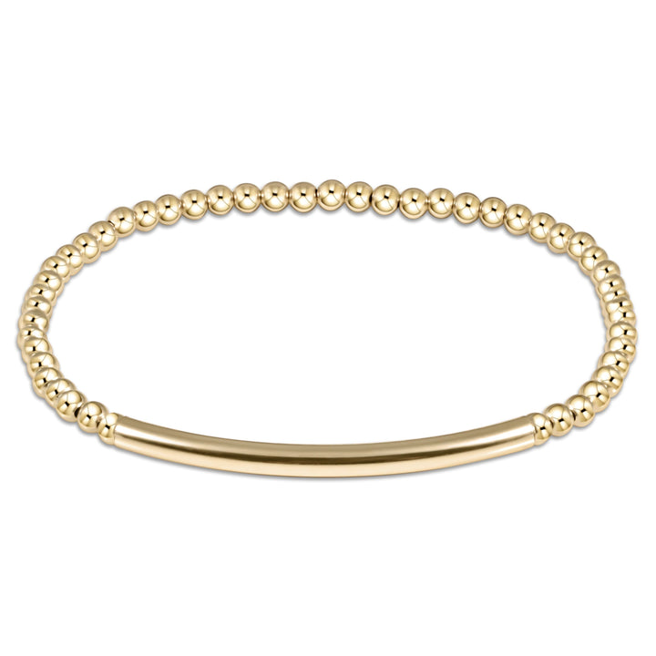 Enewton: Classic Gold 3mm Bead Bracelet - Bliss Bar Smooth