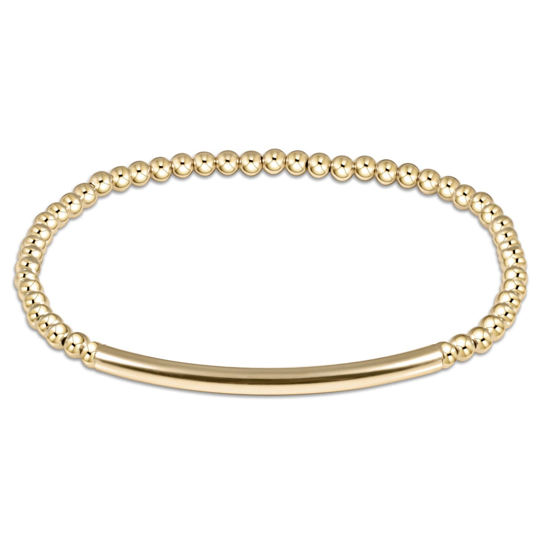 Enewton: Classic Gold 3mm Bead Bracelet - Bliss Bar Smooth