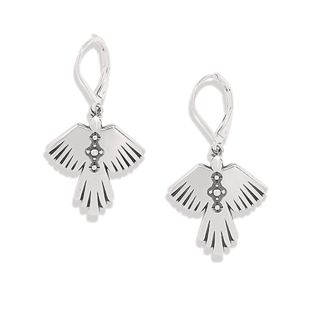 Brighton: Mosaic Mojave Flight Leverback Earrings in Silver JA0128