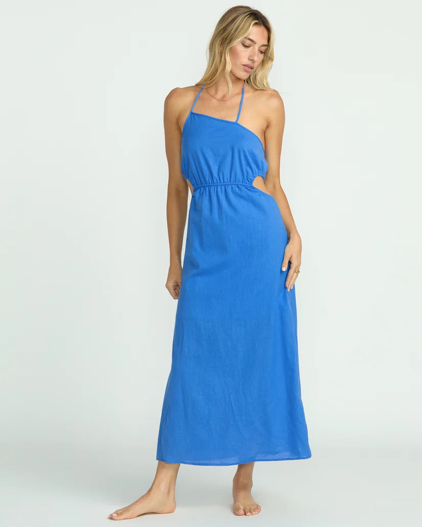 Billabong True Blue Maxi Dress - Lightweight Cotton Linen Dress The Vogue Boutique Billabong True Blue Maxi Dress - Lightweight Cotton Linen Dress The Vogue Boutique