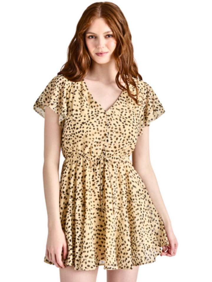 Steve Madden: Kristy Dress in Desert Sand Leopard