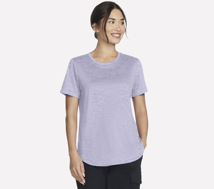 Skechers: GO DRI Swift Tunic Tee in Lavender/Light Pink