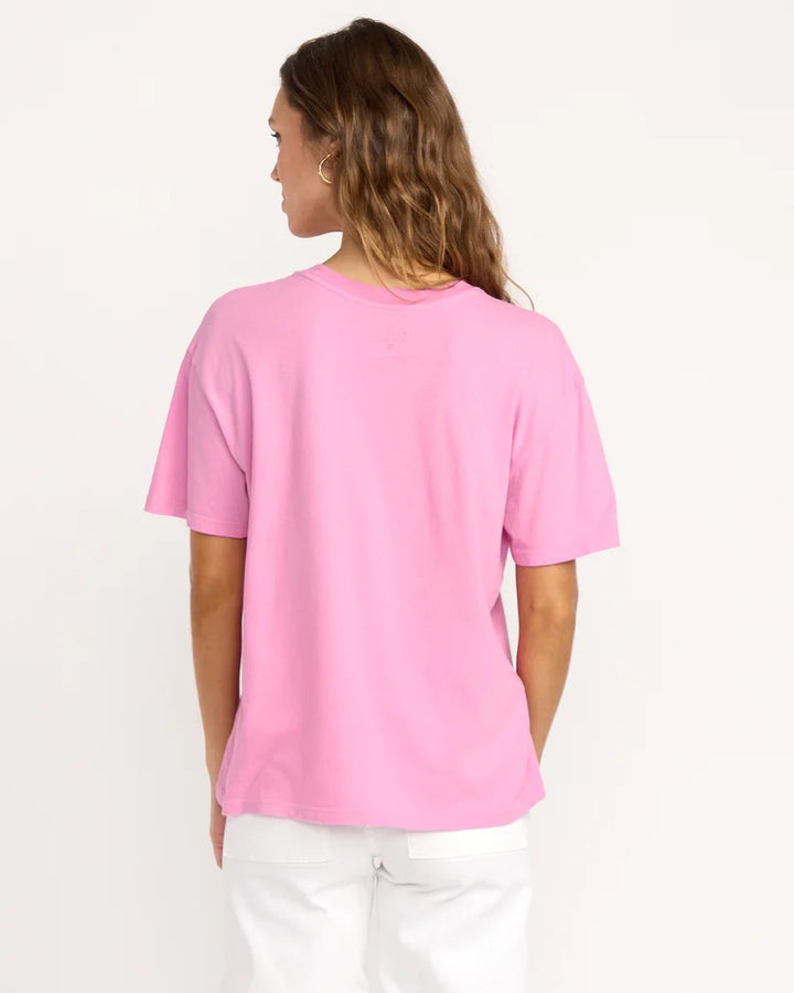 Billabong: Bright New Day Tee in Bright Rose