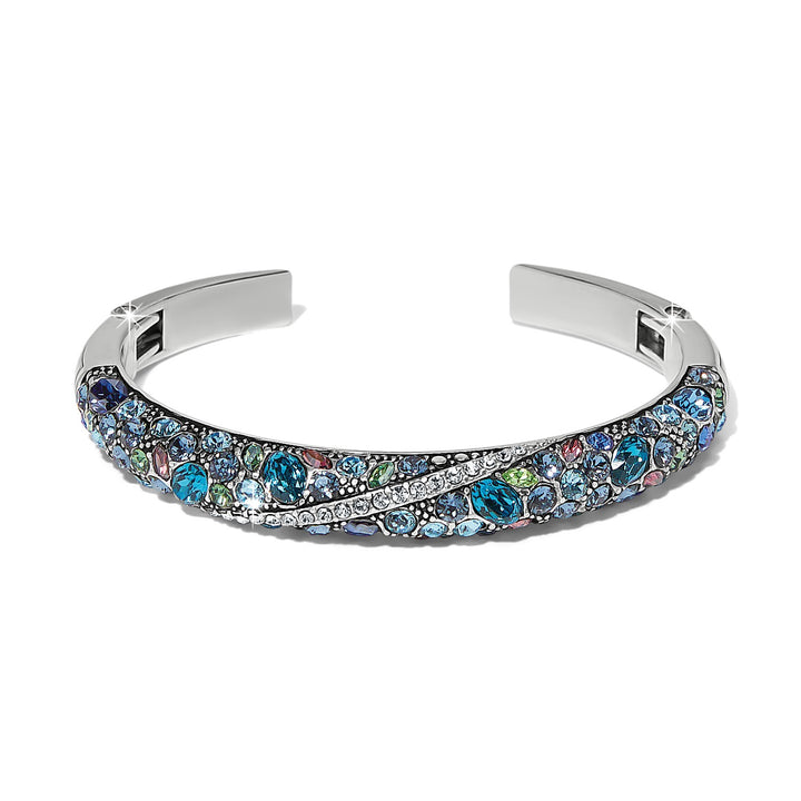 Brighton: Trust Your Journey Double Hinged Bangle in Silver JF0364