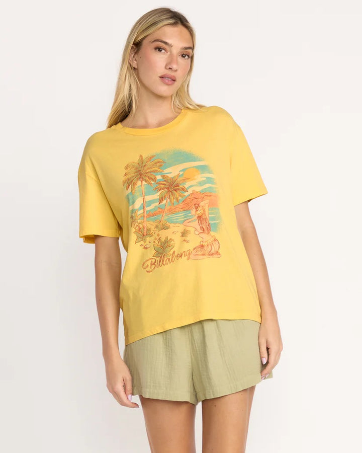 Billabong: Trouble in Paradise Tee in Fresh Squeezed