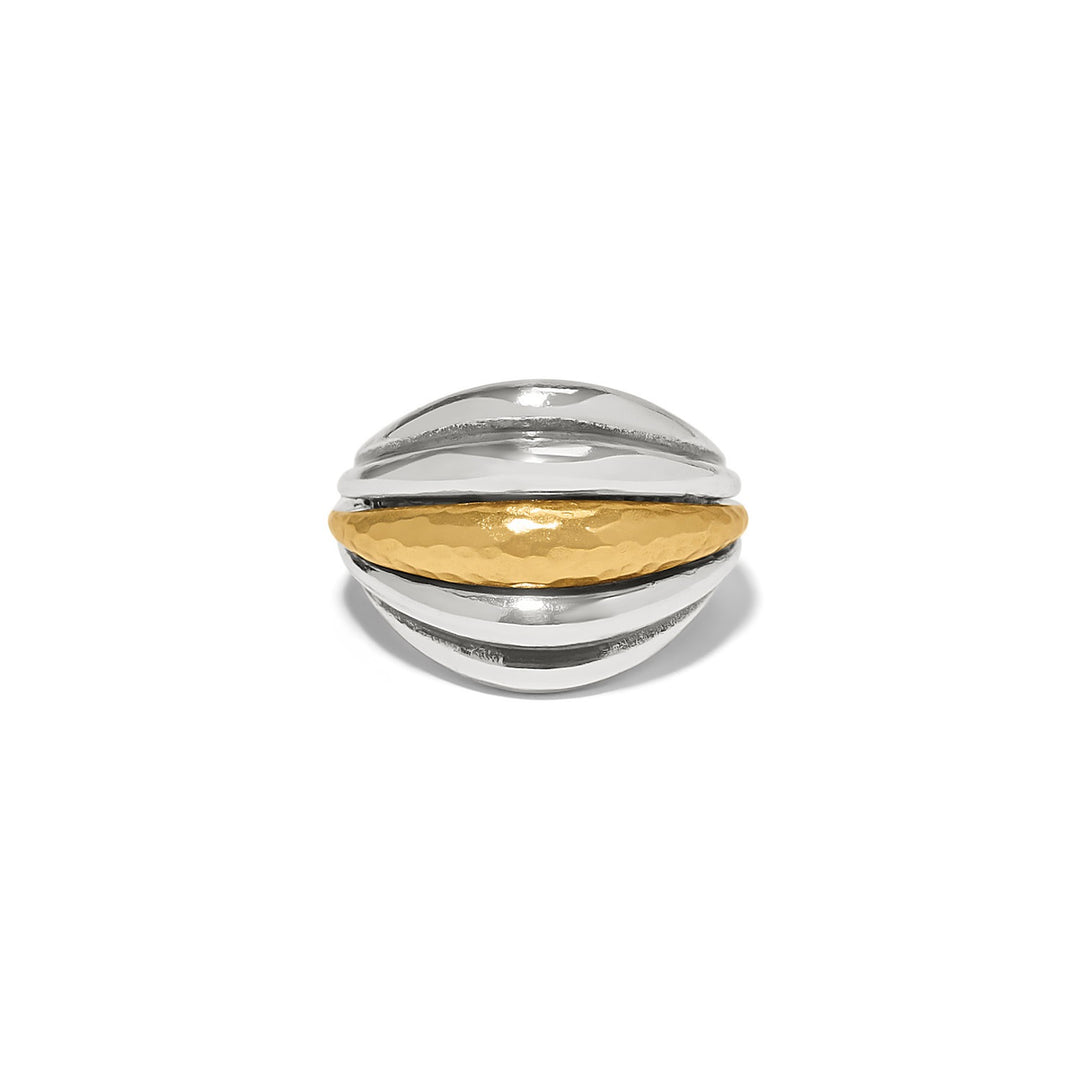 Brighton: Ferrara Deco Ring in Two Tone