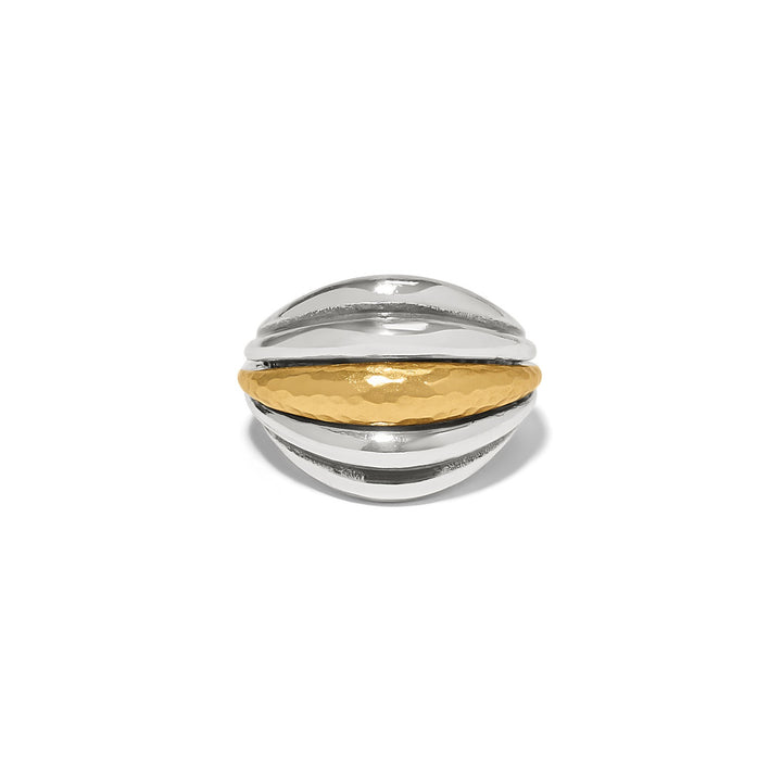 Brighton: Ferrara Deco Ring in Two Tone