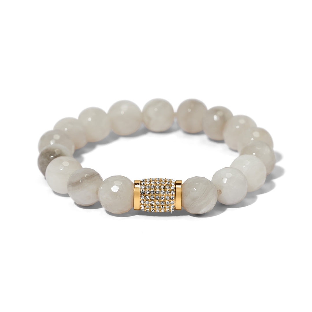 Brighton: Meridian Solis Bead Stretch Bracelet in Gold JF0371