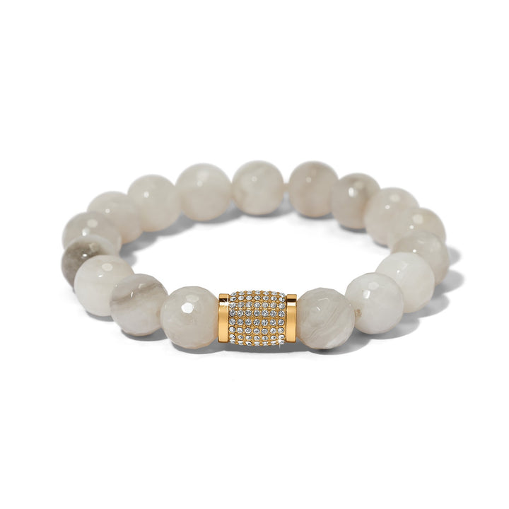 Brighton: Meridian Solis Bead Stretch Bracelet in Gold JF0371
