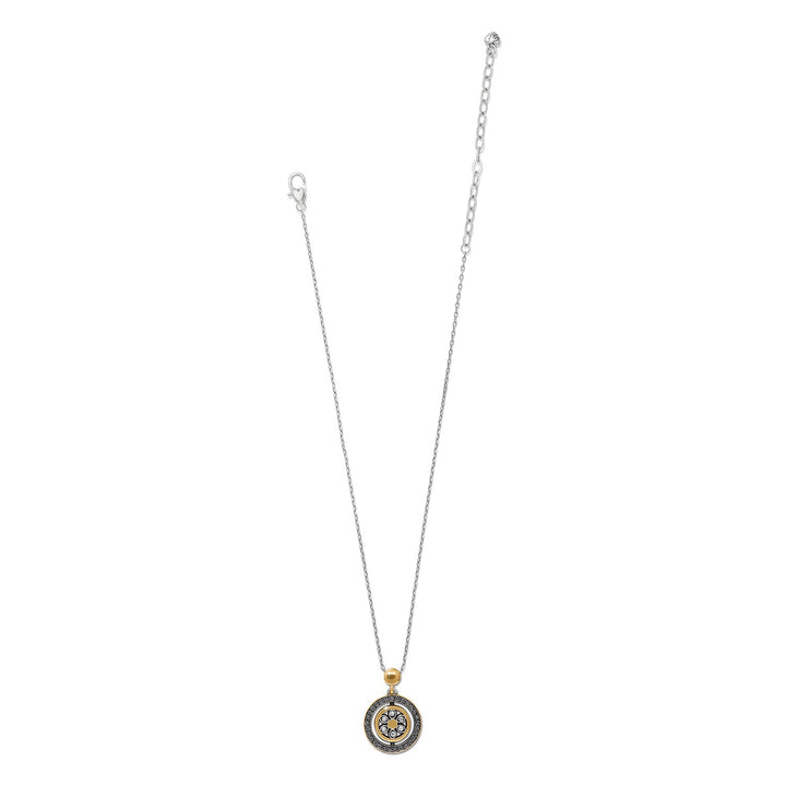 Brighton: Flora Petite Two Tone Necklace in Silver/Gold JM0051