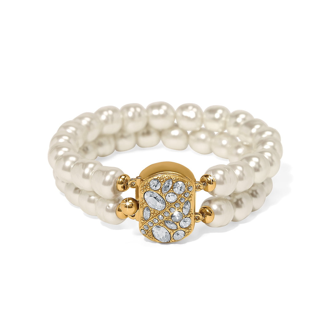 Brighton: Trust Your Journey Double Pearl Stretch Bracelet
