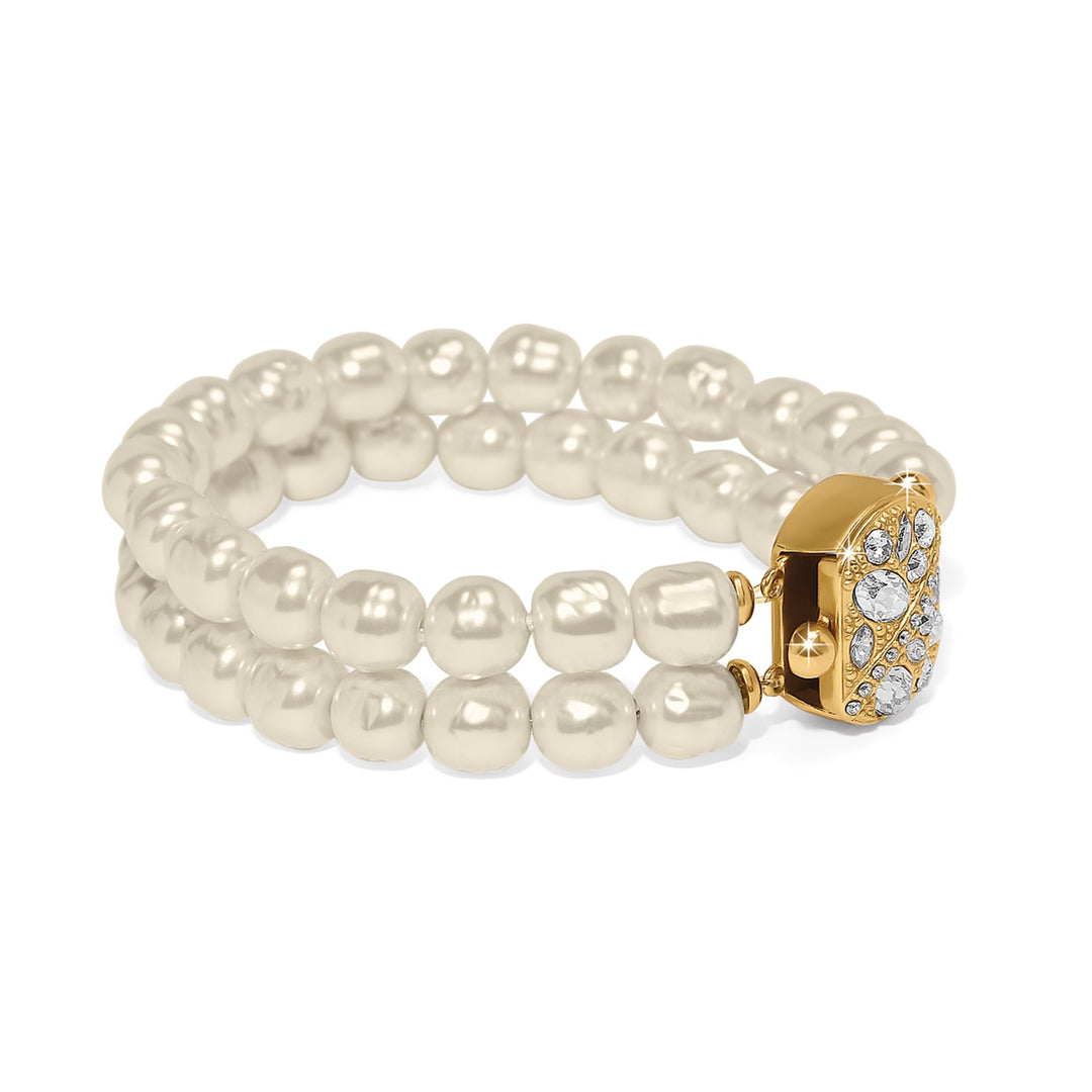 Brighton: Trust Your Journey Double Pearl Stretch Bracelet