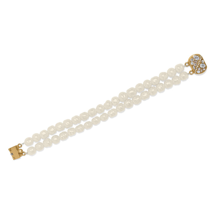 Brighton: Trust Your Journey Double Pearl Stretch Bracelet