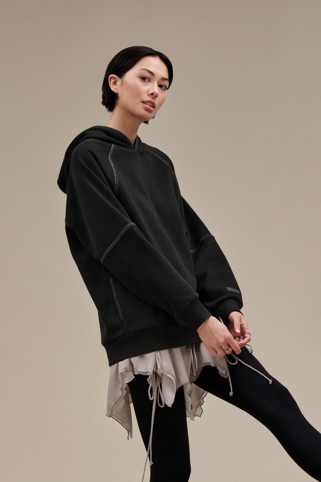 UGG: Classic Hoodie in Black