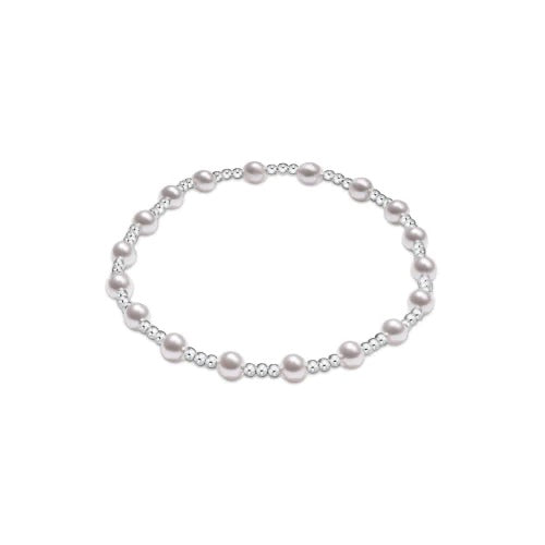 Enewton: Classic Sincerity Pearl Silver Bracelet