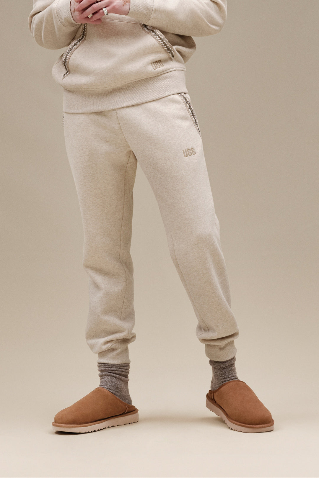 UGG: Tasman Joggers Mens in Caribou Heather