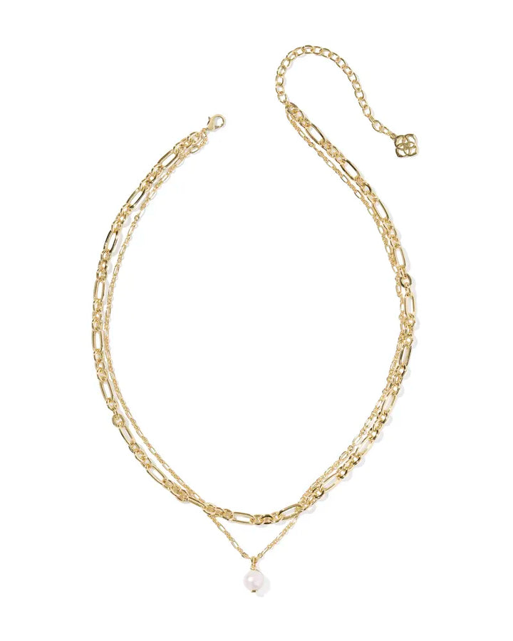 Kendra Scott: Ashton Multi Strand Necklace in Gold
