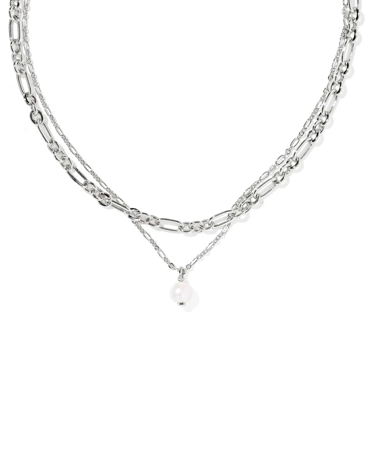 Kendra Scott: Ashton Multi Strand Necklace in Silver