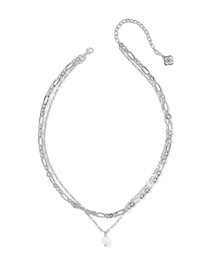 Kendra Scott: Ashton Multi Strand Necklace in Silver