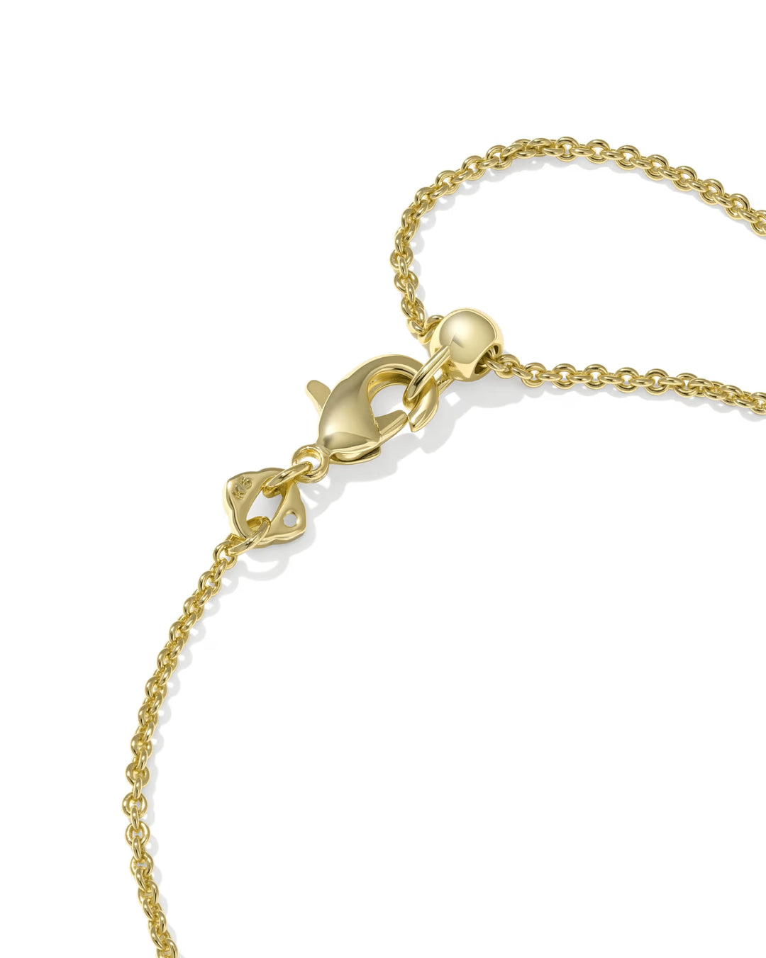 Kendra Scott: Cross Crystal Delicate Chain Bracelet in Gold White