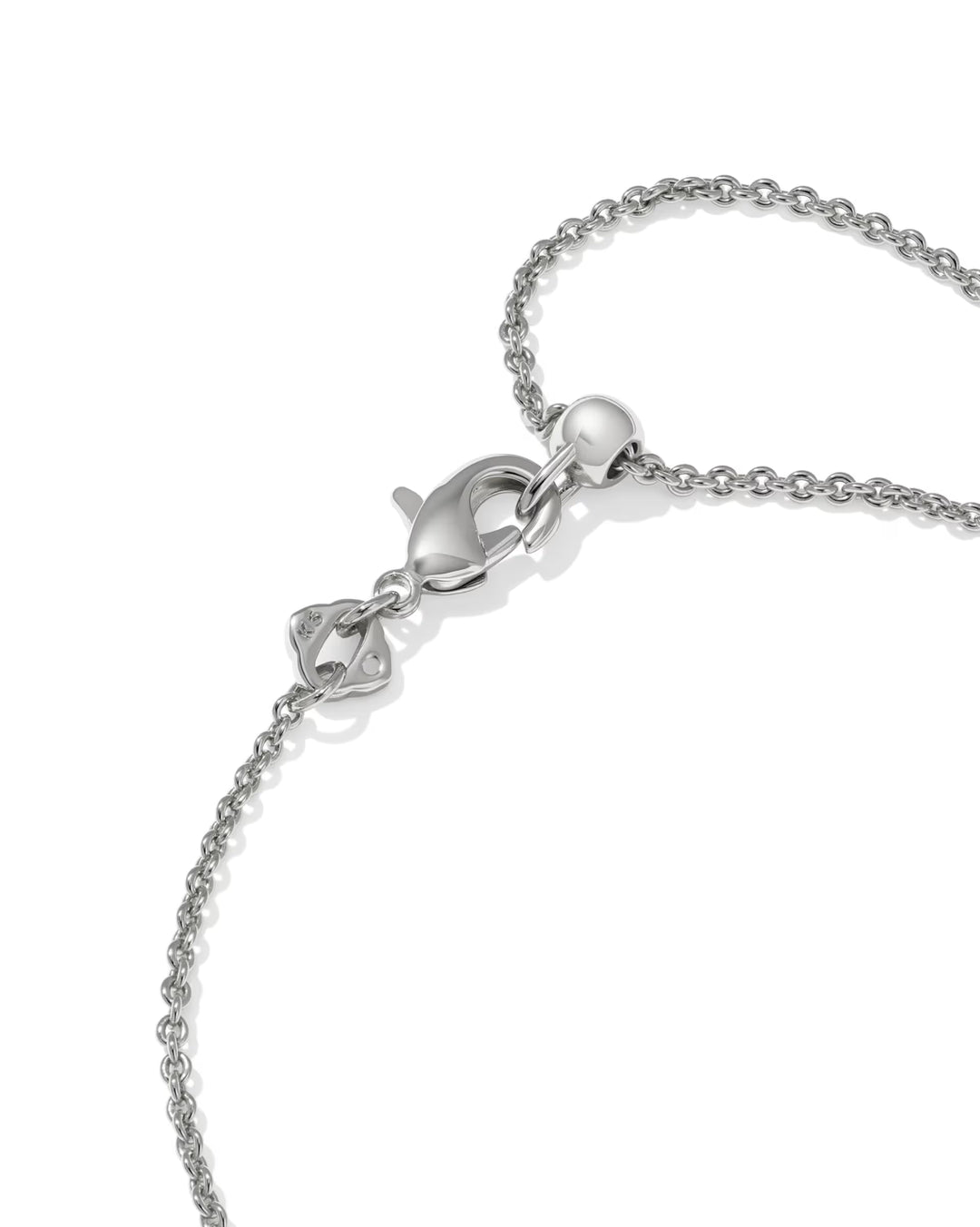 Kendra Scott: Cross Crystal Delicate Chain Bracelet in Rhod Metal