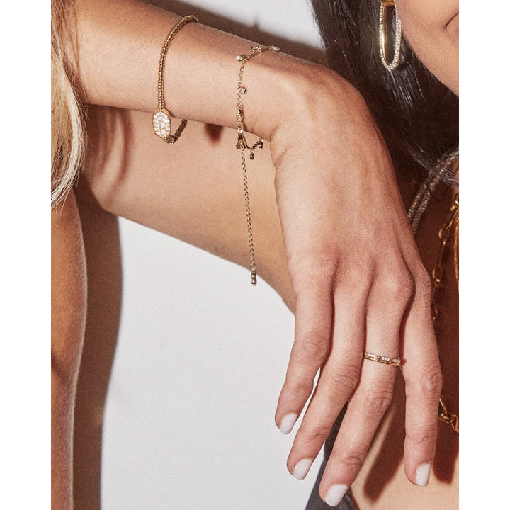 Kendra Scott: Grayson Crystal Stretch Bracelet in gold