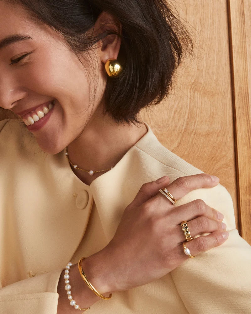 Kendra Scott: Kaitlin Hoop Earrings in Gold