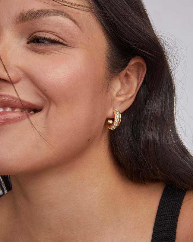 Kendra Scott: Livy Huggie Earrings