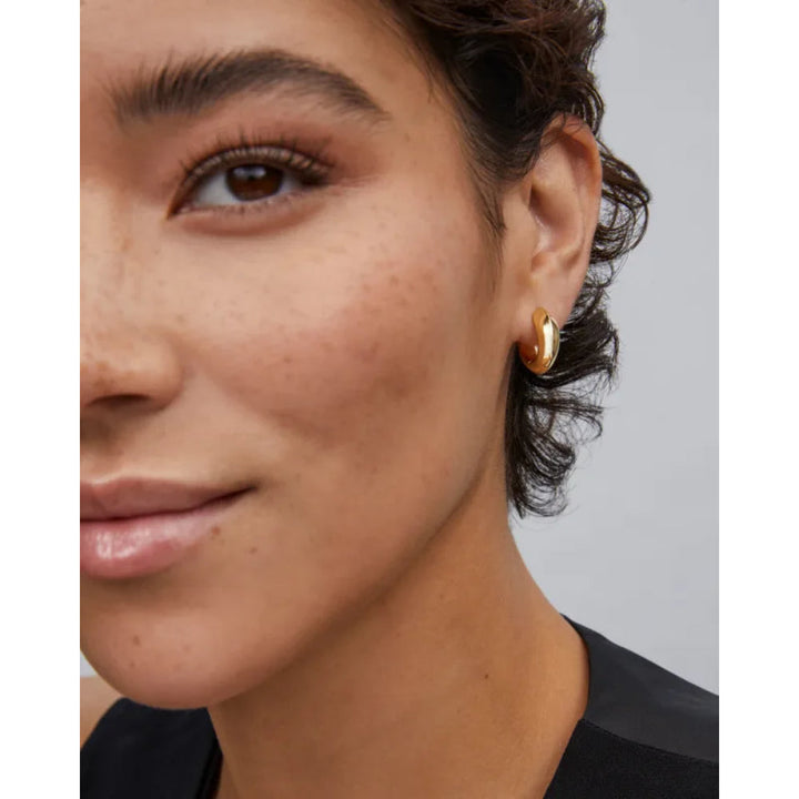 Kendra Scott: Mikki Metal Huggie Earrings