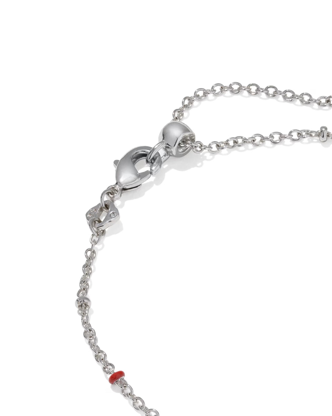 Kendra Scott: Mini Cassidy Delicate Chain Bracelet in Silver Cobalt Blue Illusion