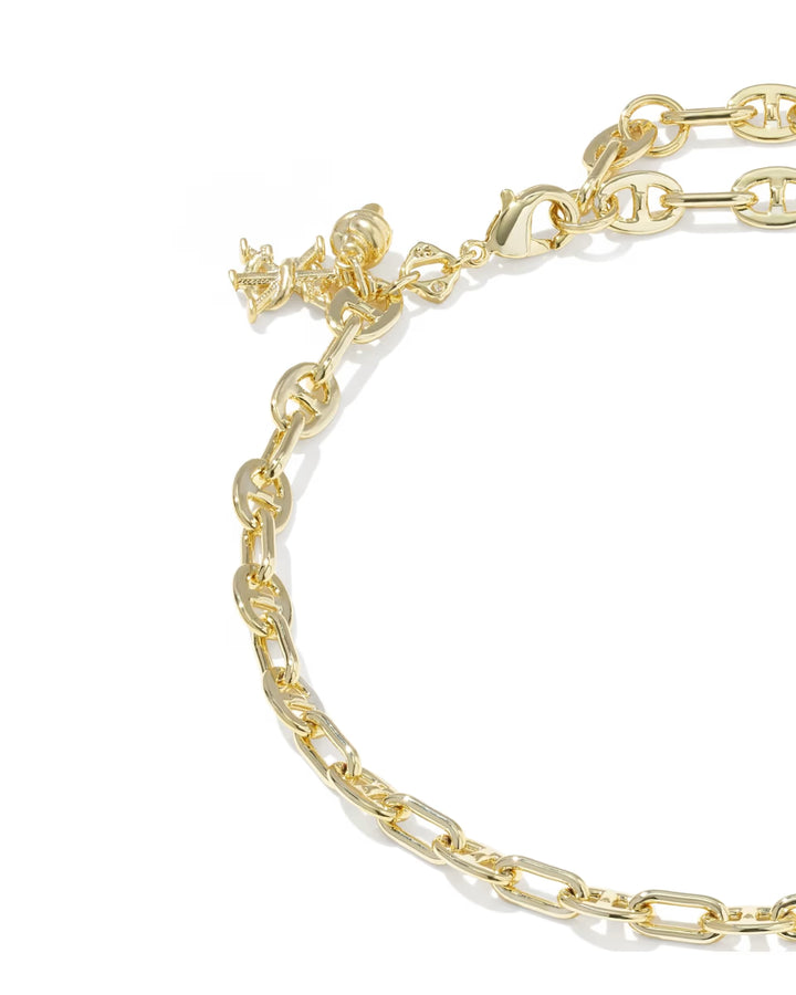 Kendra Scott: Parker Knot Anklet in Gold