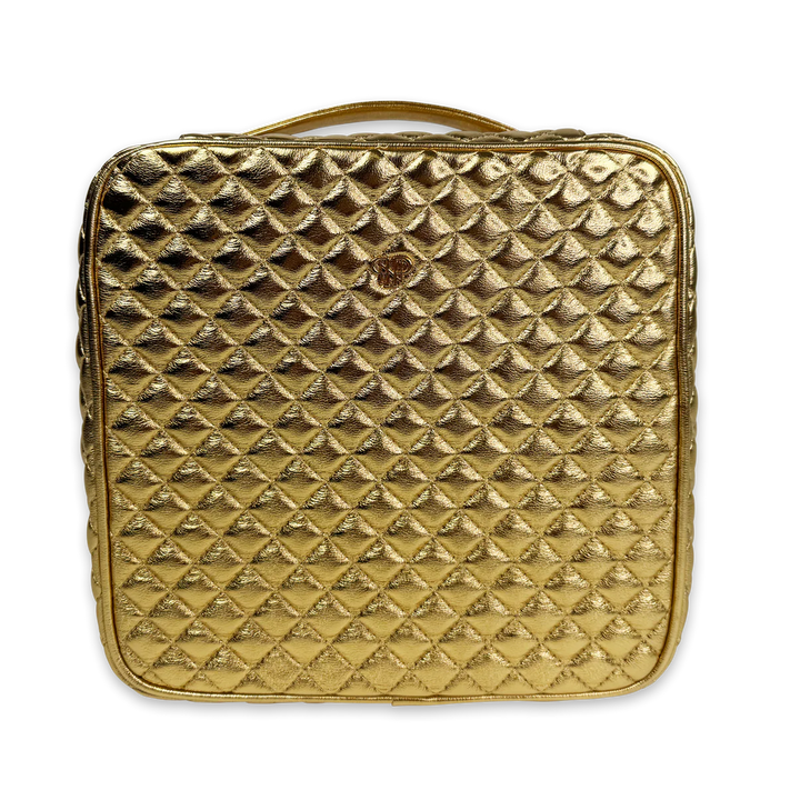 PurseN: Mini Diva Makeup Case in Gold