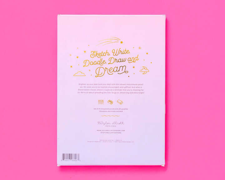 Taylor Elliott: Motivational Pencil Set
