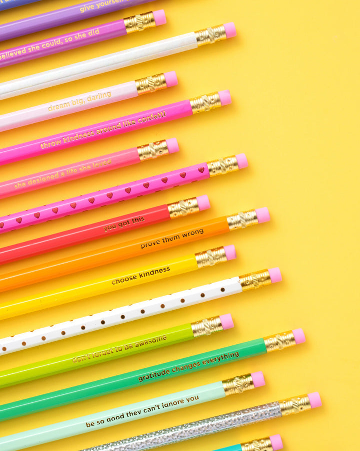 Taylor Elliott: Motivational Pencil Set