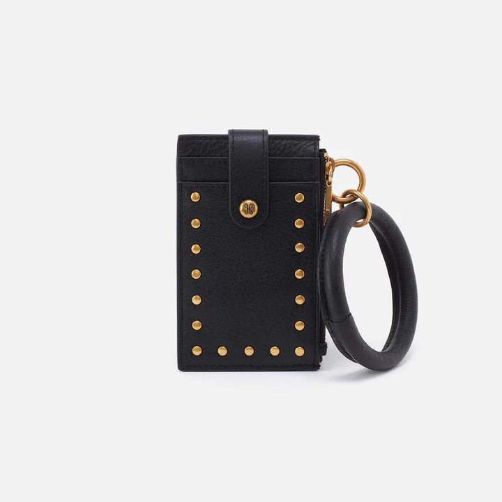 Hobo: Ring Credit Card Wristlet in Black