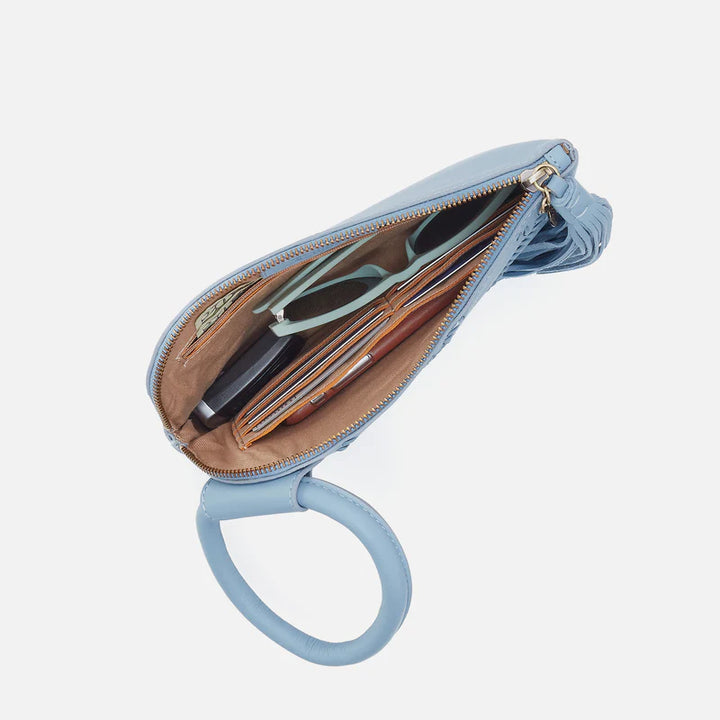 Hobo: Sable Wristlet in Bluebell
