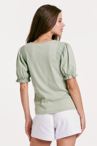 Another Love: Roz Top in Lily Pad